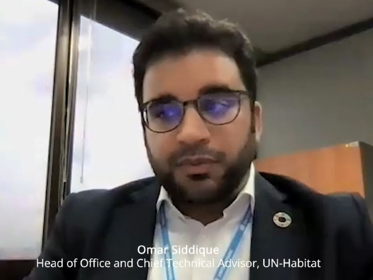 Interview with Omar Siddique Clip, Head of Office and Chief Technical Advisor, UN-Habitat