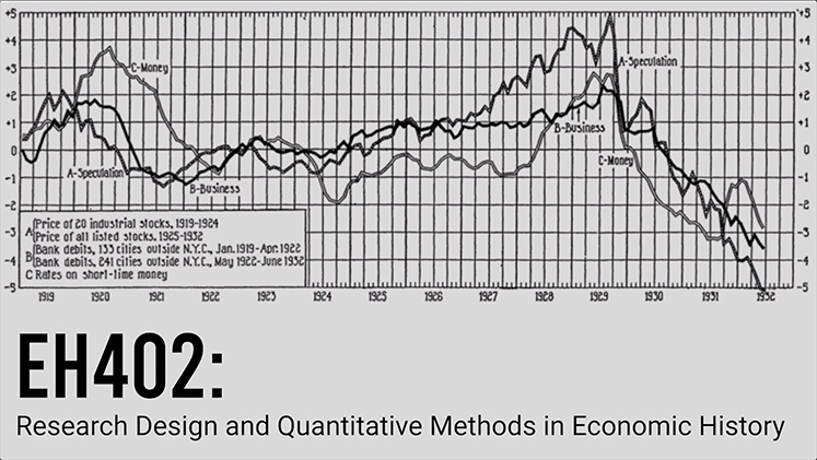 EH402 Quantiative Analysis in Economic History