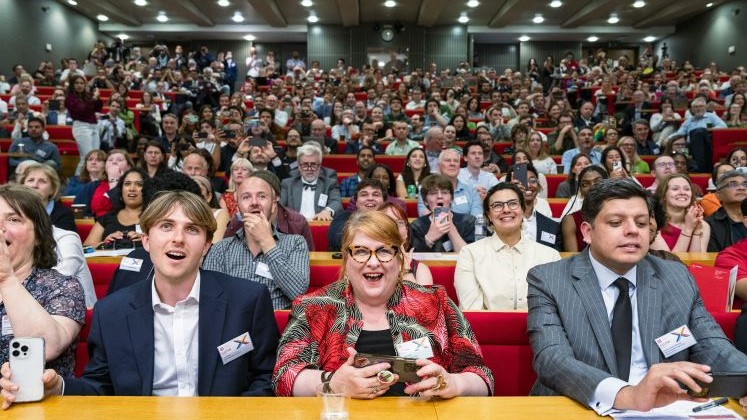 The audience at the LSE UK General Election night event in 2024