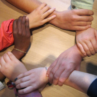 Hands holding in a circle_stock image 200x200