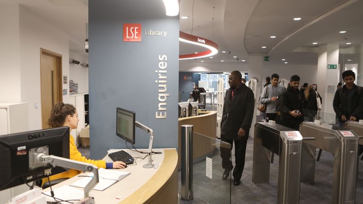 Entrance to the the main LSE Library