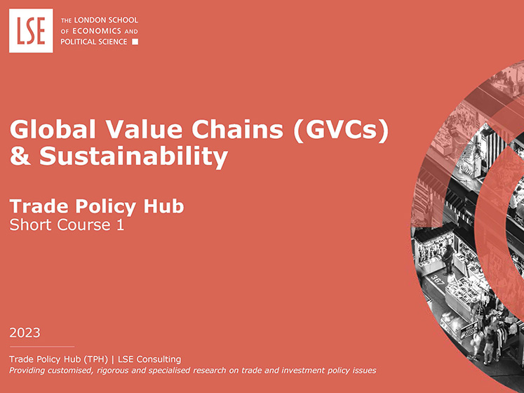 Video Short Course 1: Global Value Chains and Sustainability
