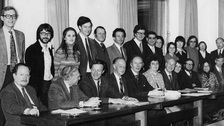 A picture of LSE Government faculty in 1971