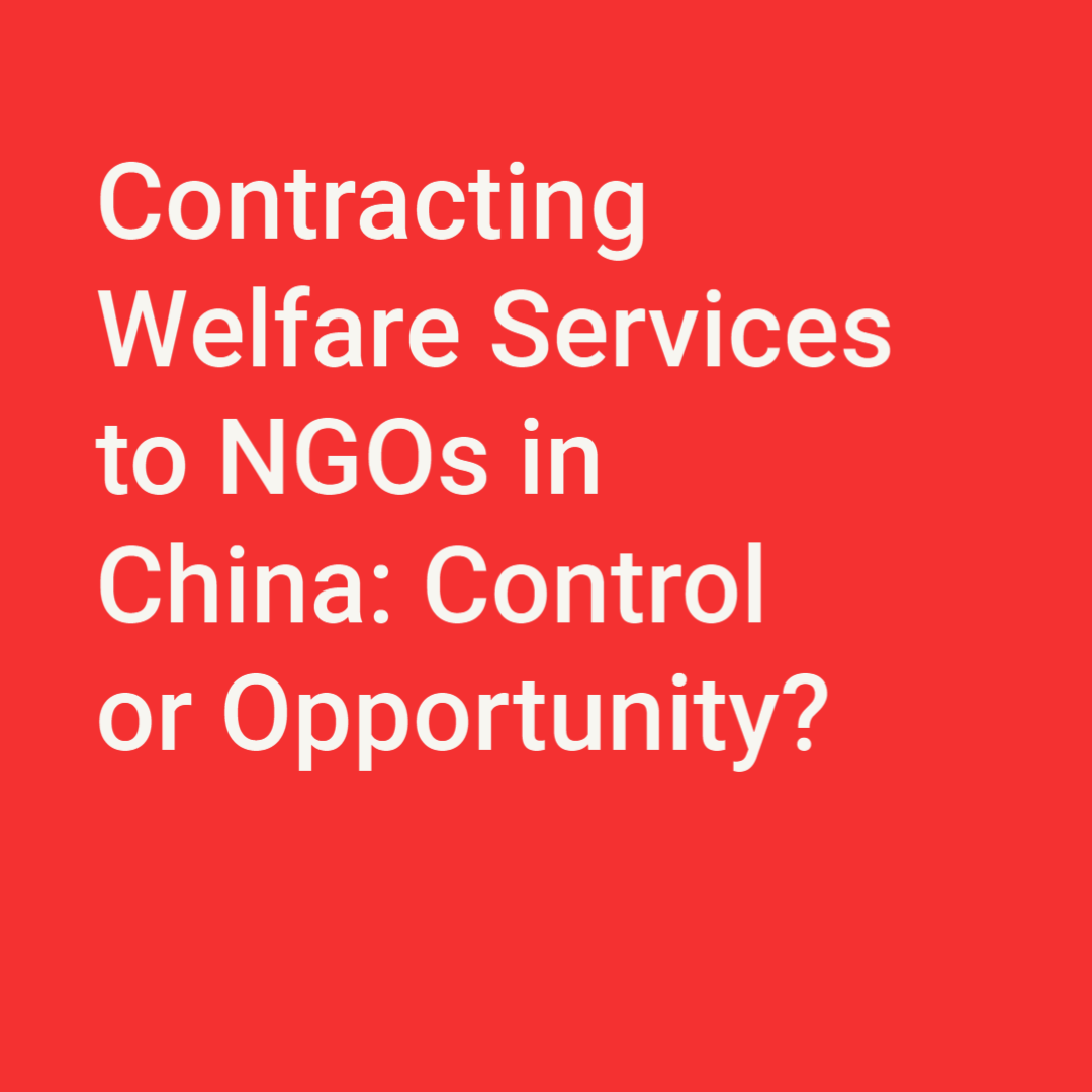 Contracting Welfare Services in China