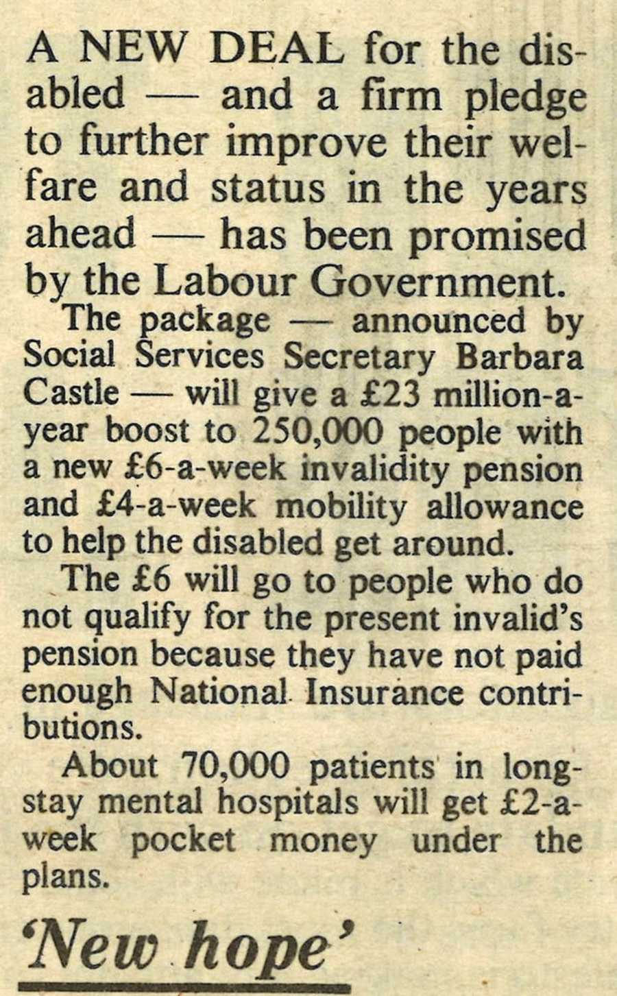An extract from Labour Weekly, 20 September 1974
