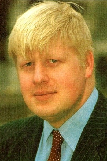 A portrait photo of Boris Johnson.