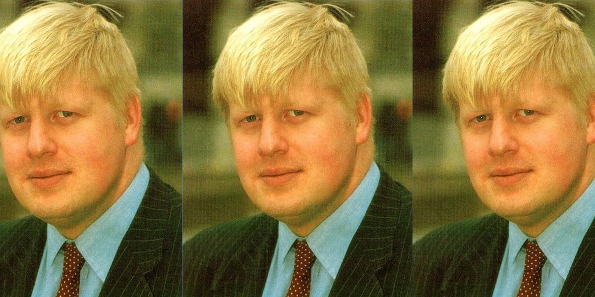 A portrait of Boris Johnson in 1997