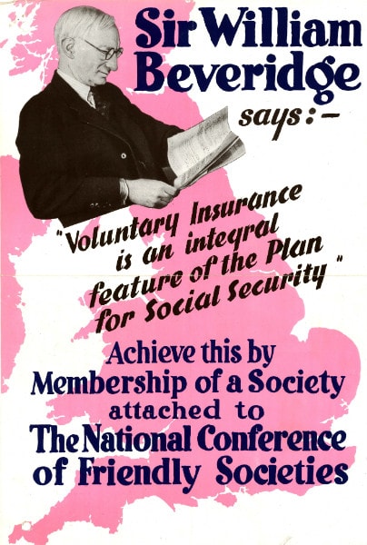 Poster for the National Conference of Friendly Societies