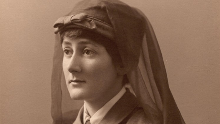 A portrait of one of the Endell Street Hospital nurses