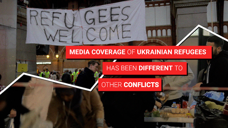 Ukraine refugees in the media