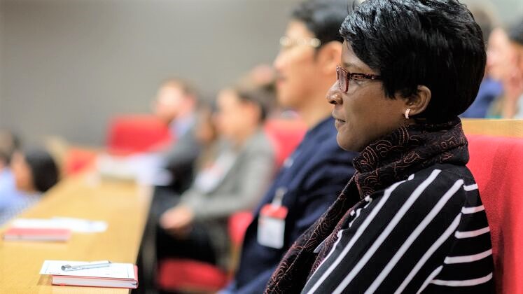 executive education student in lecture at LSE