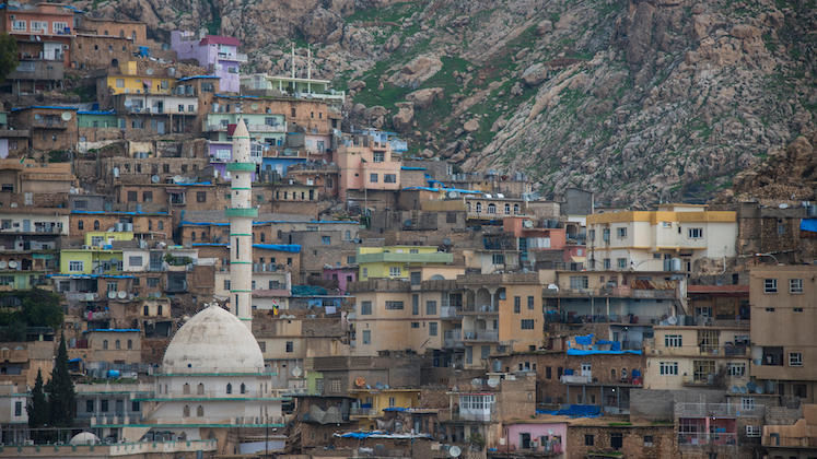 view of town in Kurdistan