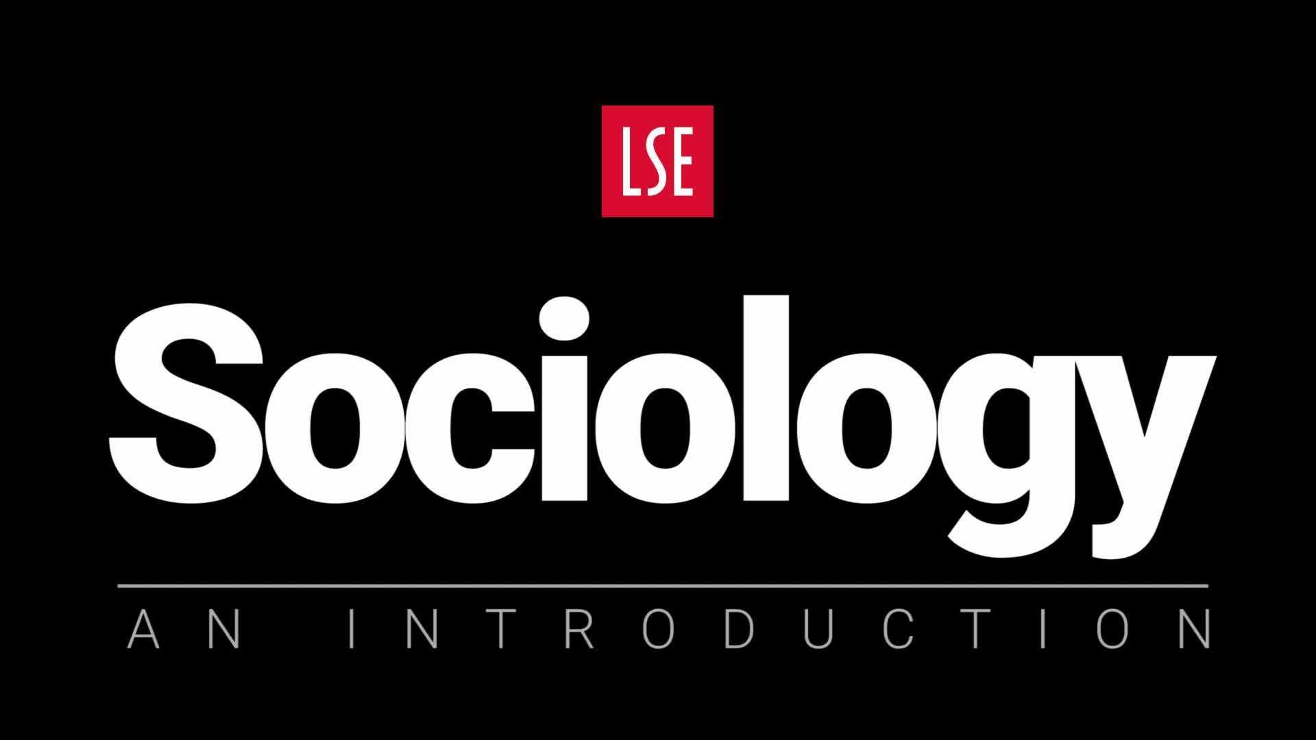 Sociology - an introduction