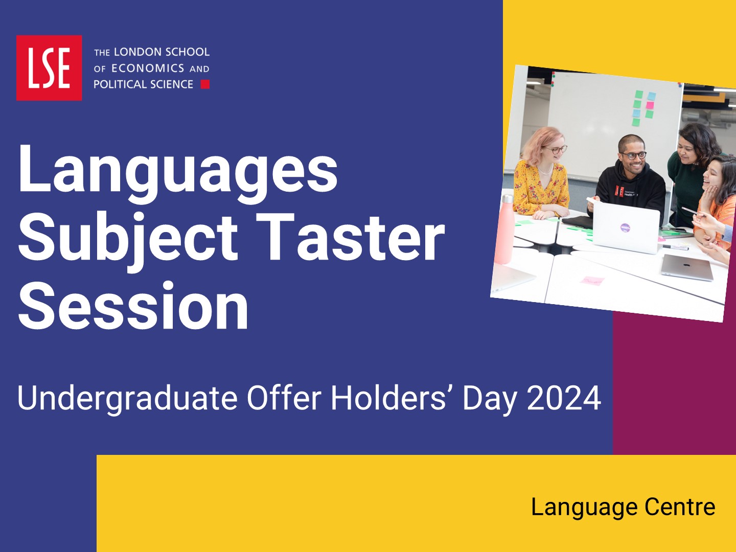 Watch the languages subject taster session