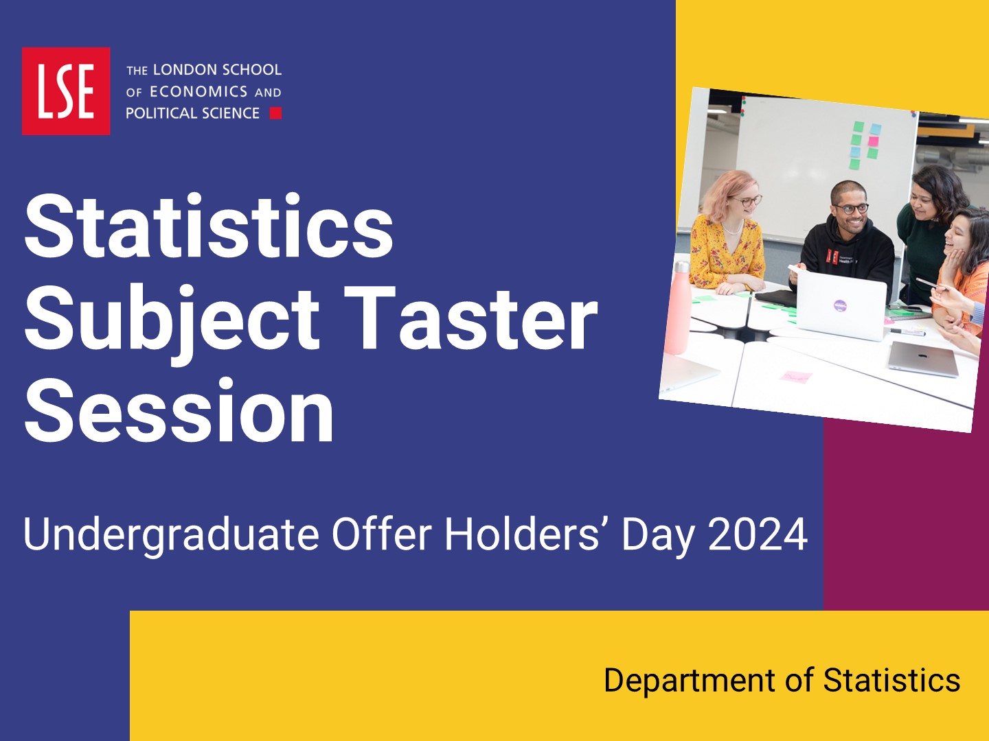 Watch the statistics subject taster session