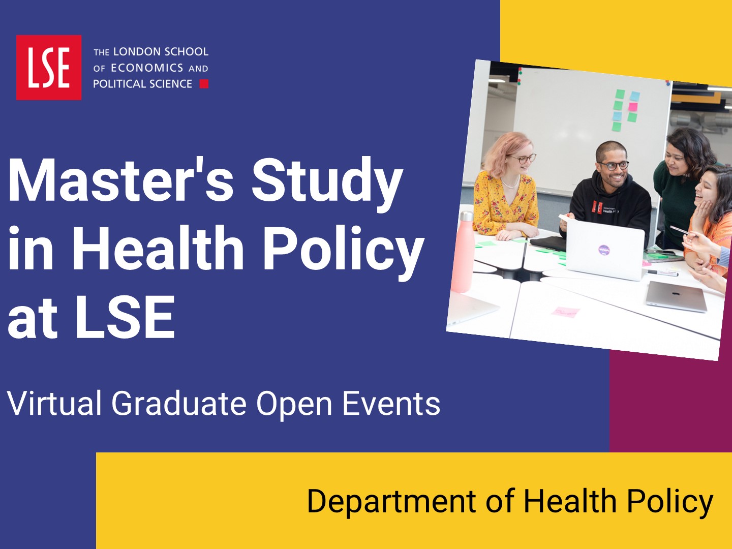 Introduction to master's study in Health Policy at LSE