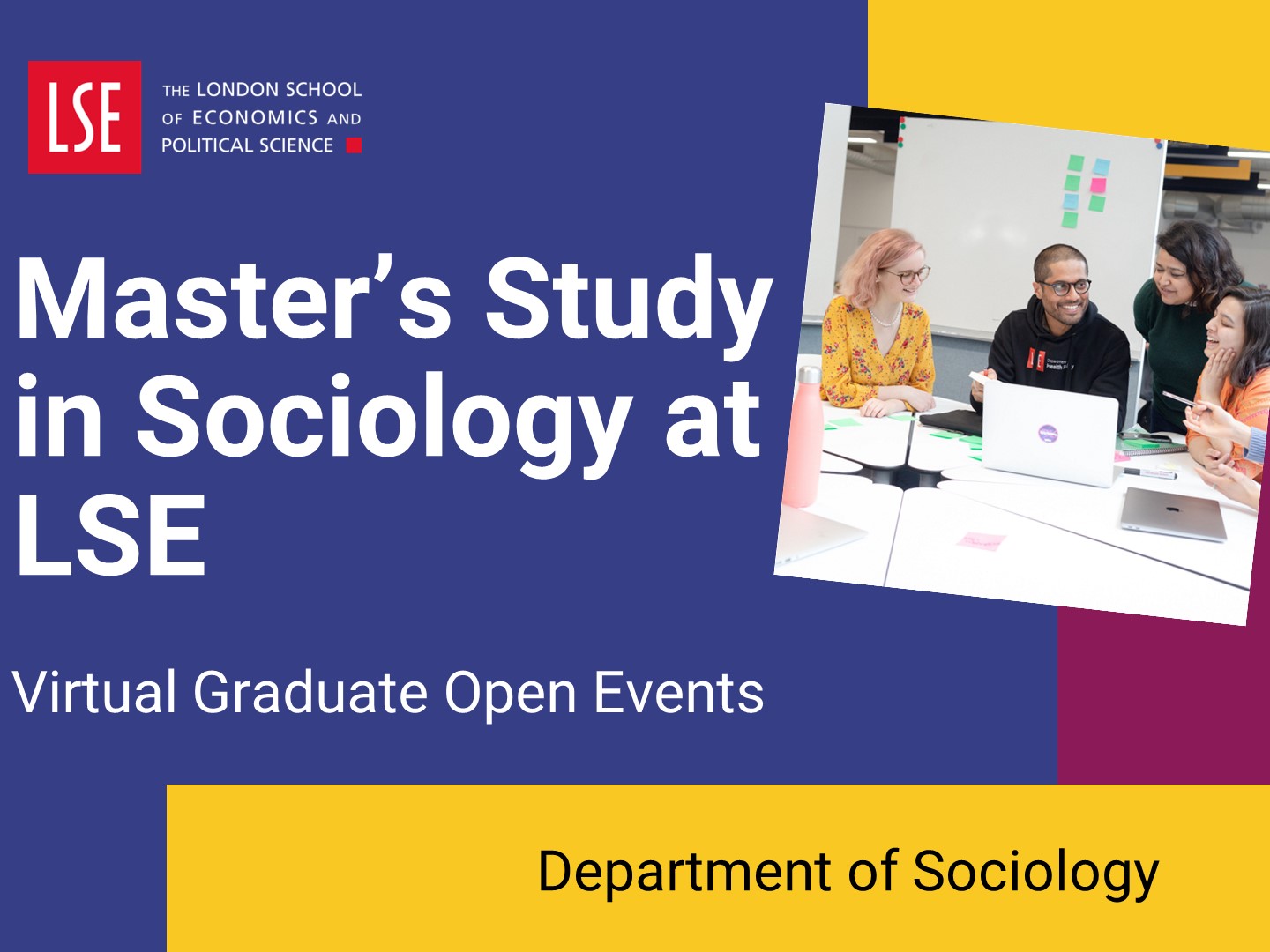 Introduction to master's study in sociology at LSE