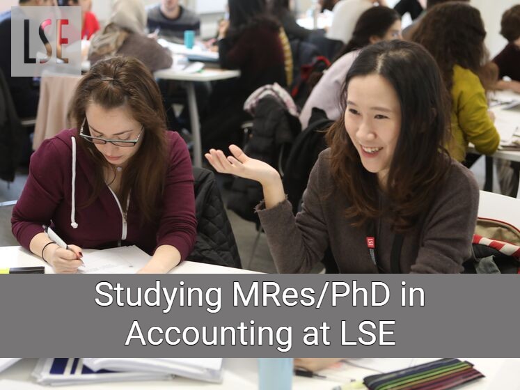 An introduction to studying an MRes/PhD in Accounting at LSE
