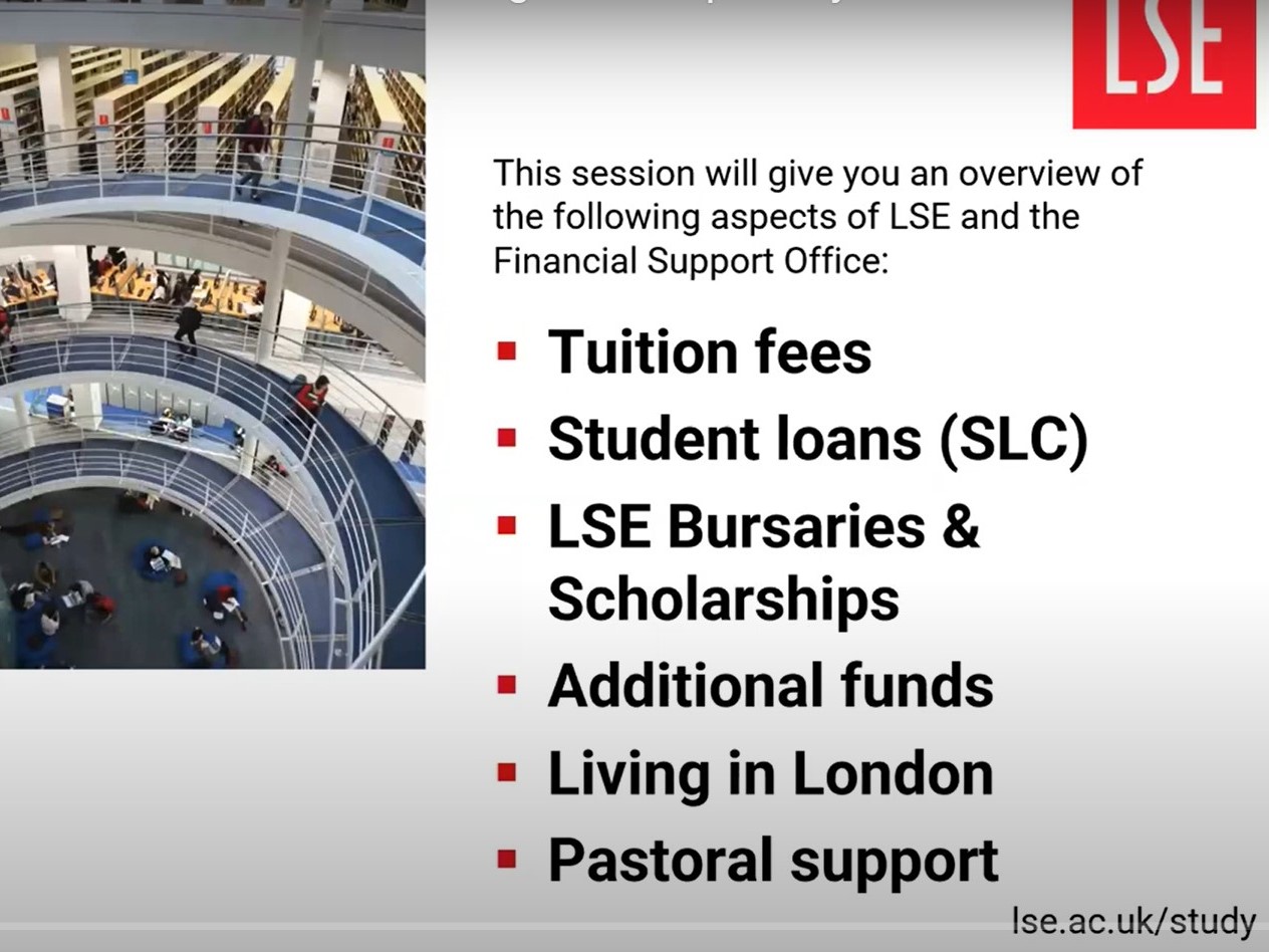 Our Financial Support team provide an overview of the financial support available at LSE, student finance and the cost of studying at LSE