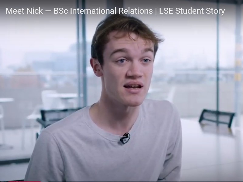 Meet Nick — BSc International Relations