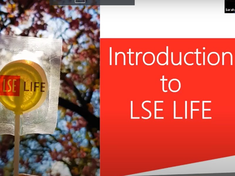 The LSE LIFE team explain what LSE LIFE is, and introduce the support, resources and events on offer