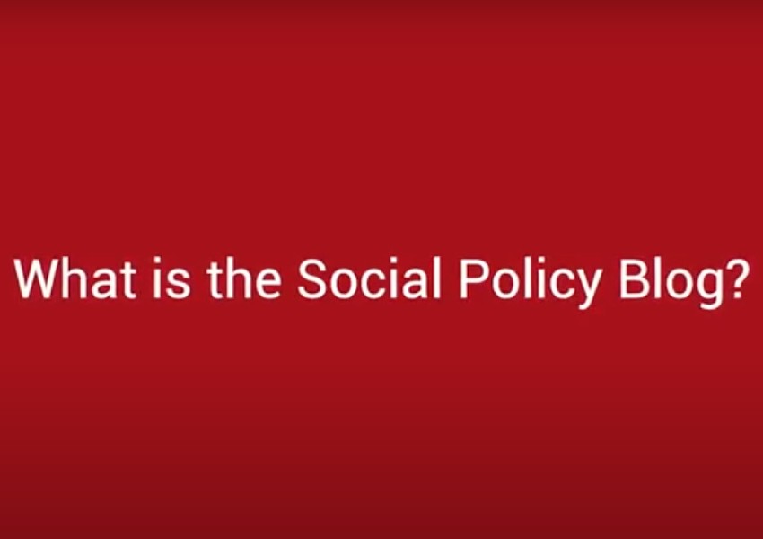 Find out about the Social Policy blog