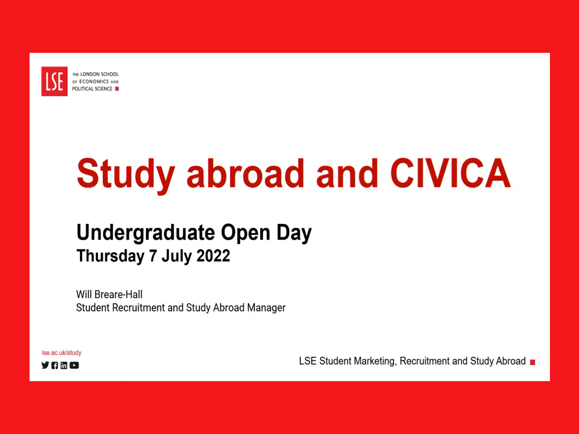 Study Abroad and Civica