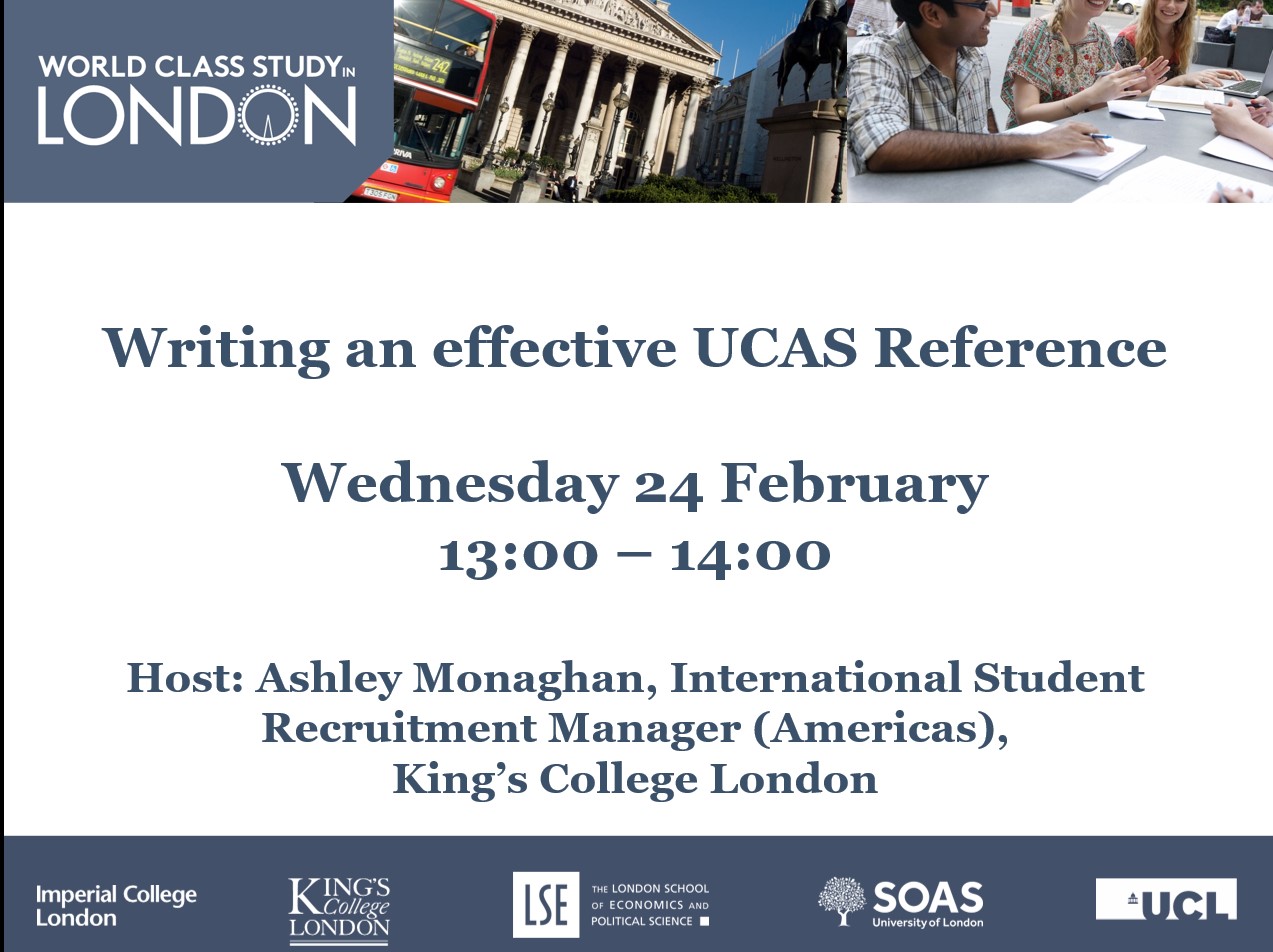 Writing an effective UCAS Reference