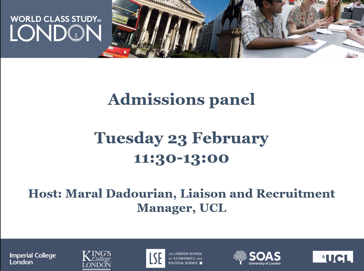 Hear from our admissions teams