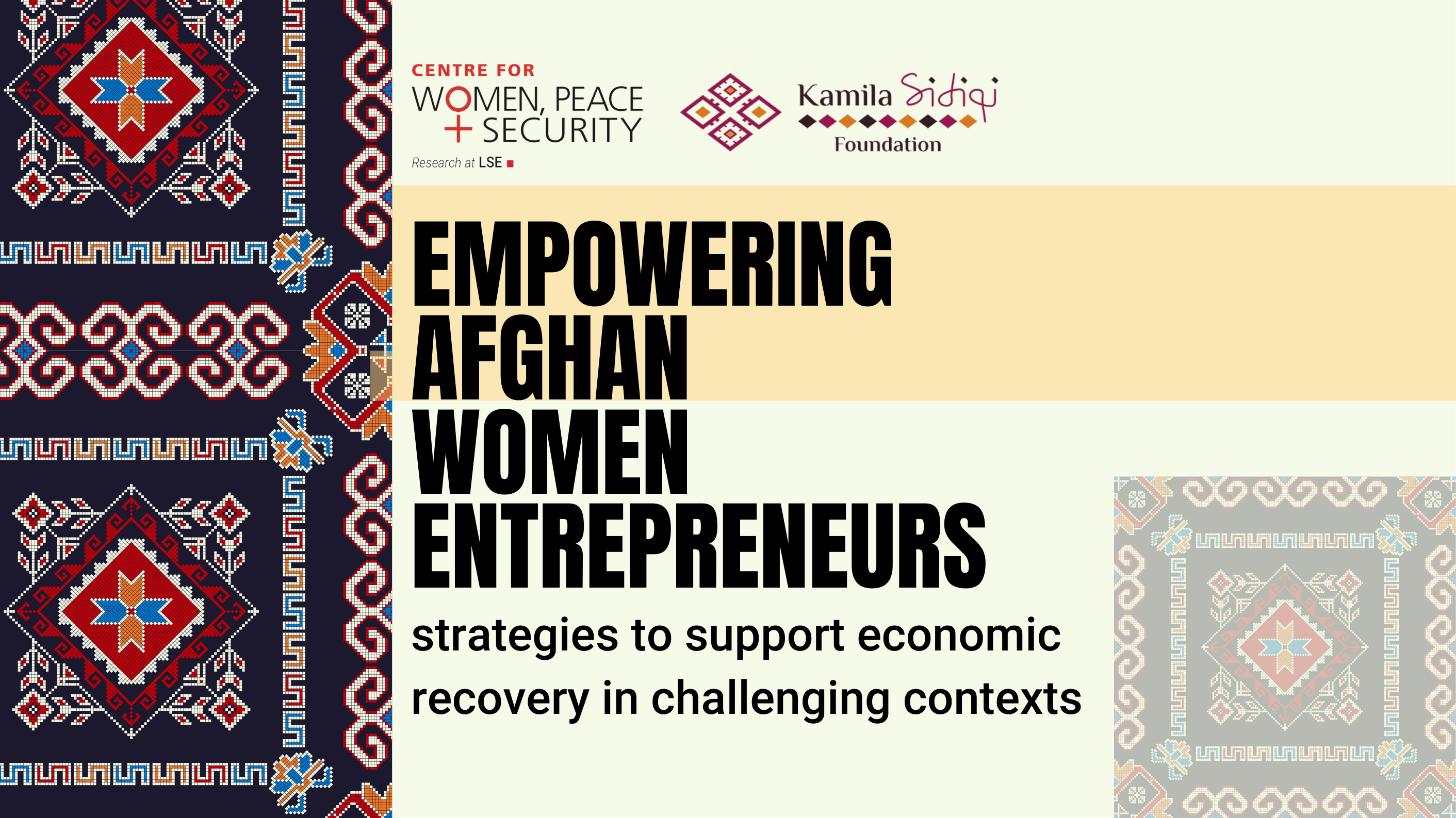 LSE Empowering Afghan Women Entrepreneurs (Document (A4))